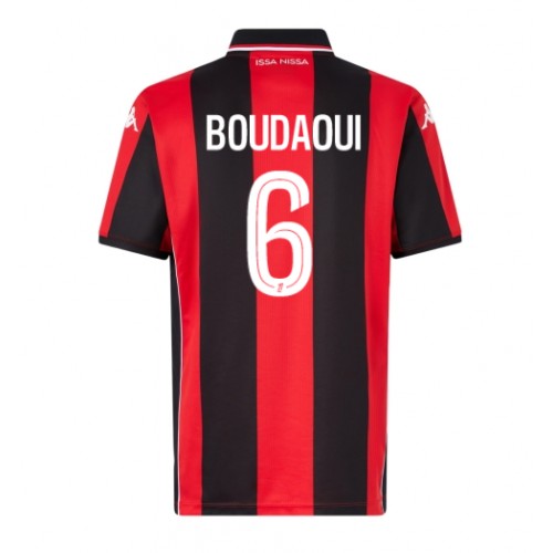OGC Nice Hicham Boudaoui #6 Replika Hemmatröja 2025-26 Kortärmad